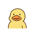 ぼーっとアヒルくんのふわふわ日常（個別スタンプ：4）