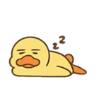 ぼーっとアヒルくんのふわふわ日常（個別スタンプ：7）