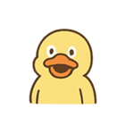 ぼーっとアヒルくんのふわふわ日常（個別スタンプ：15）