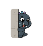 チビ恐竜の面白い日常スタンプ（個別スタンプ：3）