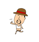 ひげぽちゃ父さんの夏（個別スタンプ：35）