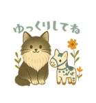 北欧動物のやさしいひとこと（個別スタンプ：21）