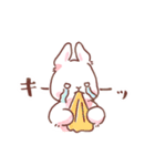 うさぎのふんわり感情スタンプ（個別スタンプ：35）