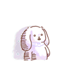 うさぎのふんわり感情スタンプ（個別スタンプ：40）