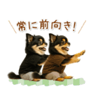 ポジティブな気持ちを伝える☆黒チワワ（個別スタンプ：28）