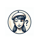 えっ？いろんな人のリアクション（個別スタンプ：4）