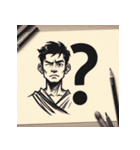 えっ？いろんな人のリアクション（個別スタンプ：5）