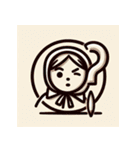 えっ？いろんな人のリアクション（個別スタンプ：13）