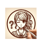 えっ？いろんな人のリアクション（個別スタンプ：15）