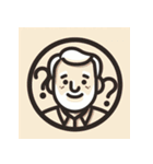 えっ？いろんな人のリアクション（個別スタンプ：20）