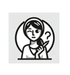 えっ？いろんな人のリアクション（個別スタンプ：31）