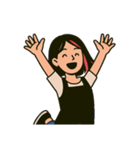 [アレンジ用]Y2Kっぽい女子01（個別スタンプ：4）