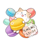 ぷくぷくはちわれ・グルメ便り（個別スタンプ：1）