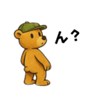 イラストくまさん（個別スタンプ：3）