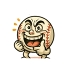 煽りの極み。白球くん その1（個別スタンプ：15）