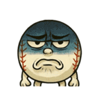 煽りの極み。白球くん その1（個別スタンプ：35）