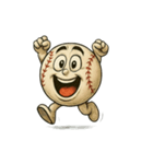 白球くん(野球ボール)リアクションver.1（個別スタンプ：2）