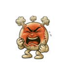 白球くん(野球ボール)リアクションver.1（個別スタンプ：4）