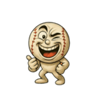 白球くん(野球ボール)リアクションver.1（個別スタンプ：6）