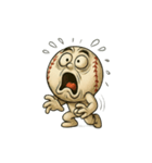 白球くん(野球ボール)リアクションver.1（個別スタンプ：8）