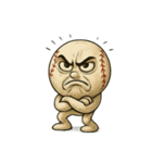白球くん(野球ボール)リアクションver.1（個別スタンプ：10）