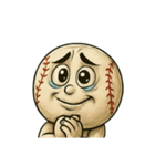 白球くん(野球ボール)リアクションver.1（個別スタンプ：11）