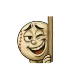 白球くん(野球ボール)リアクションver.1（個別スタンプ：13）