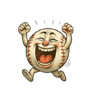 白球くん(野球ボール)リアクションver.1（個別スタンプ：14）