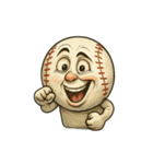 白球くん(野球ボール)リアクションver.1（個別スタンプ：20）