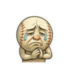 白球くん(野球ボール)リアクションver.1（個別スタンプ：21）