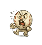白球くん(野球ボール)リアクションver.1（個別スタンプ：23）