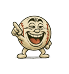 白球くん(野球ボール)リアクションver.1（個別スタンプ：28）