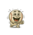 白球くん(野球ボール)リアクションver.1（個別スタンプ：34）