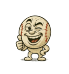 白球くん(野球ボール)リアクションver.1（個別スタンプ：36）