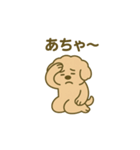 トイプードルこむぎ＆ぬぼた昭和スタンプ（個別スタンプ：22）