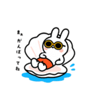 飛び出す！夏も日常もぷかぷか流しアニマル（個別スタンプ：15）