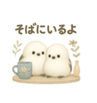 ふわもこシマエナガ＊北欧気分【労り編】（個別スタンプ：40）