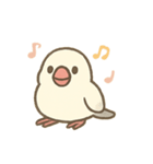 ゆるっと文鳥の日常スタンプ（個別スタンプ：6）