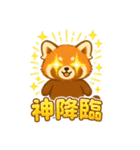 レッサーパンダ★なちゃんもくん（個別スタンプ：12）