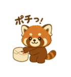 レッサーパンダ★なちゃんもくん（個別スタンプ：14）