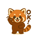 レッサーパンダ★なちゃんもくん（個別スタンプ：21）