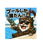 夏だ！サマーだ！呂布爺さん！！（個別スタンプ：5）