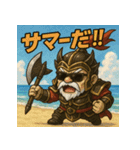 夏だ！サマーだ！呂布爺さん！！（個別スタンプ：36）