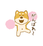 しばいぬさん（赤）（個別スタンプ：19）