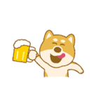しばいぬさん（赤）（個別スタンプ：20）