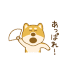 しばいぬさん（赤）（個別スタンプ：26）