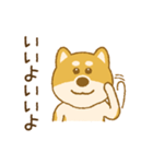 しばいぬさん（赤）（個別スタンプ：37）