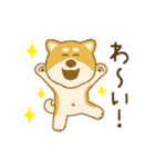 しばいぬさん（赤）（個別スタンプ：38）