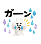 ウサギが好き♡カラフル可愛い立体（個別スタンプ：15）