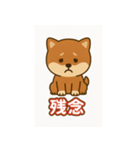 元気いっぱい豆柴スタンプ（個別スタンプ：3）